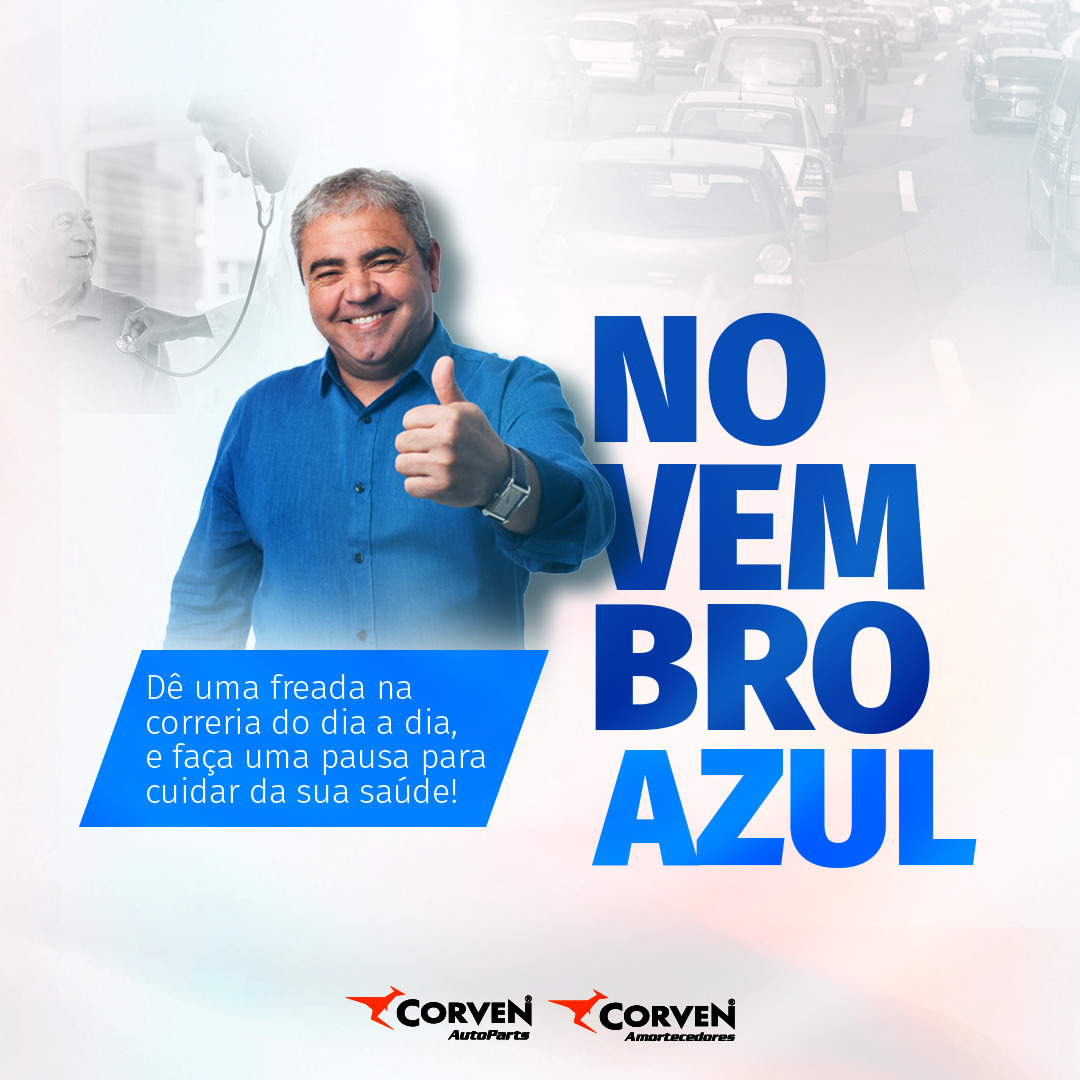 Às vezes a vida nos faz correr rápido demais mas Novembro Azul nos