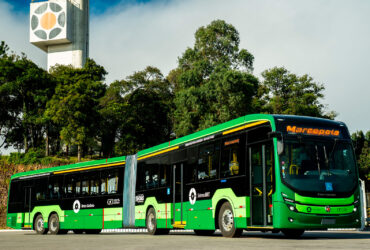 Marcopolo entrega ônibus elétricos articulados para o BRT de Goiânia