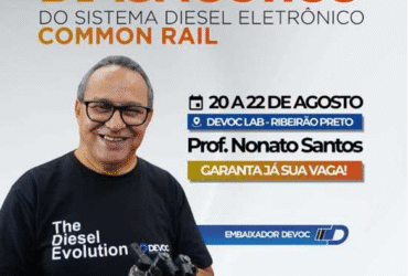 Treinamento Devoc em Ribeirão Preto Foca no Sistema Diesel Eletrônico Common Rail