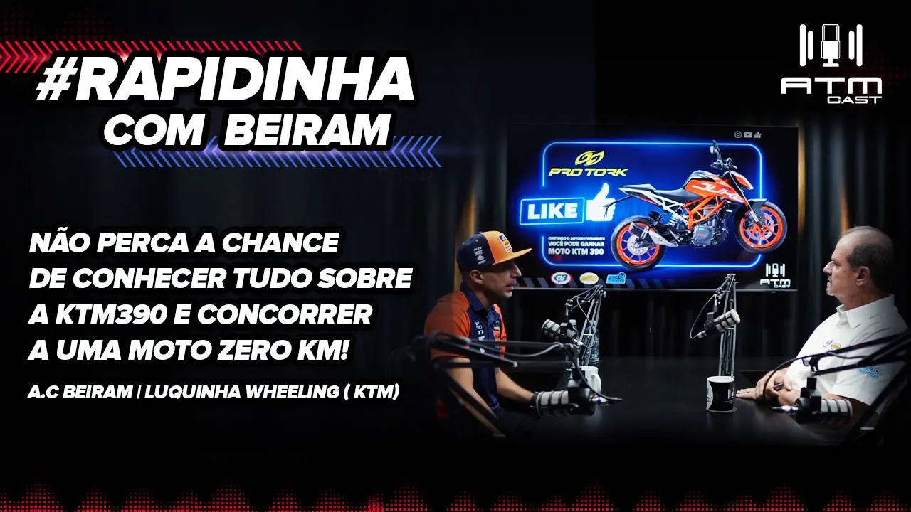 ATMCAST | #rapidinhacombeiram | Luquinha Wheeling | Sorteio Especia KTM390 0km #2