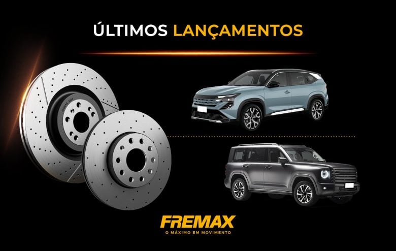 Fremax expande linha de discos de freio para sedãs, SUVs e picapes no Brasil