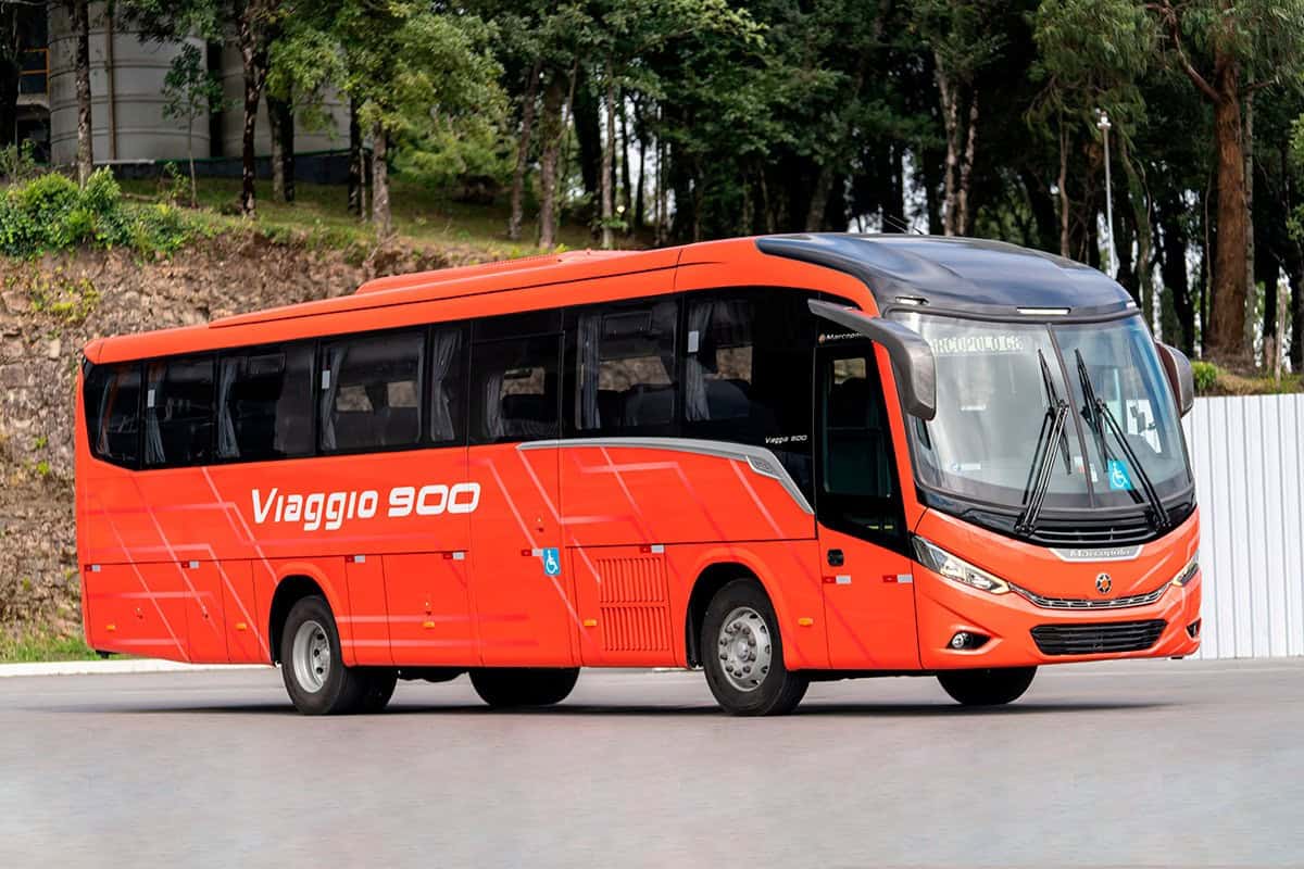 Marcopolo promove roadshow dos ônibus Viaggio G8 900 e 1050 com motor dianteiro