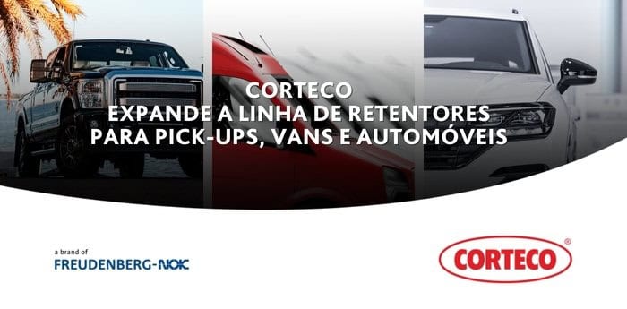 Corteco reforça soluções em retentores e juntas para o segmento de vans de pick-ups