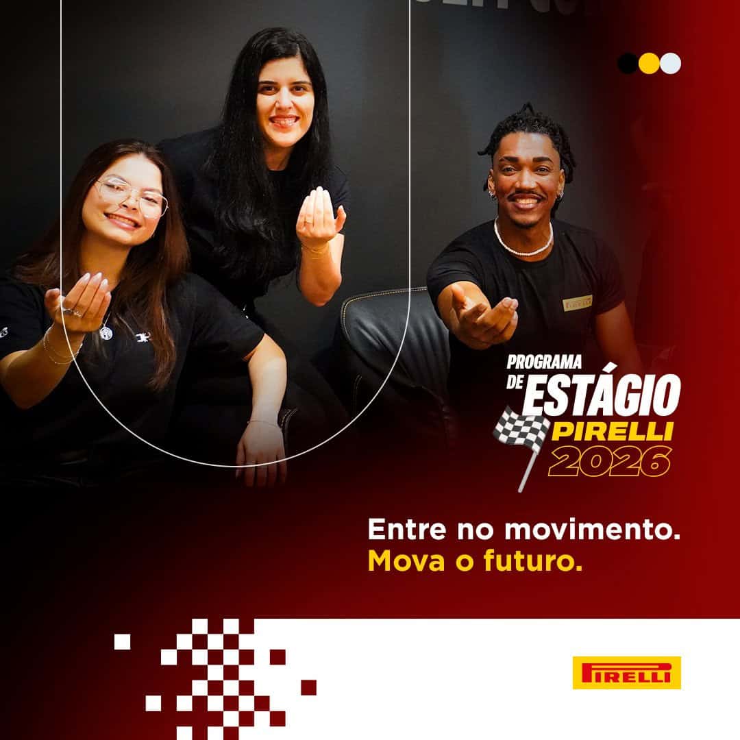 Pirelli abre inscrições para Programa de Estágio