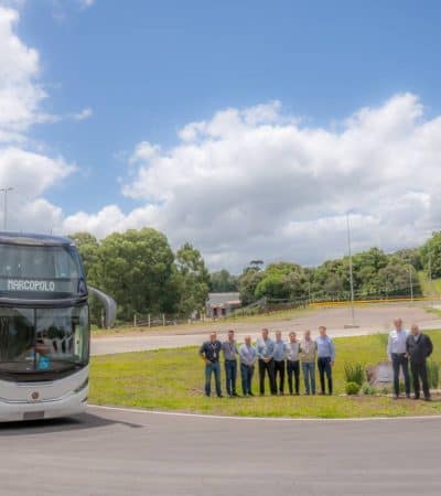 Marcopolo inaugura nova pista de testes em Caxias do Sul