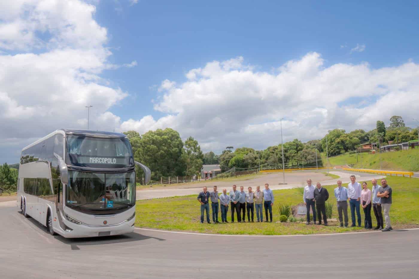 Marcopolo inaugura nova pista de testes em Caxias do Sul