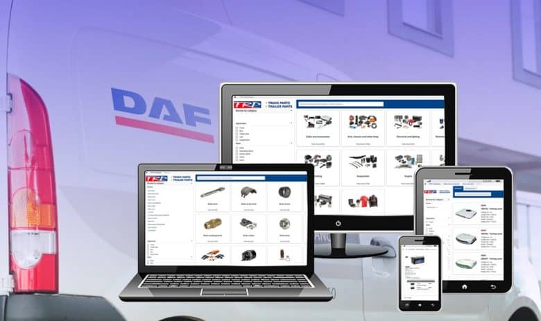 Paccar Parts projeta aumento de 20% nas vendas no DAF Webshop até 2026