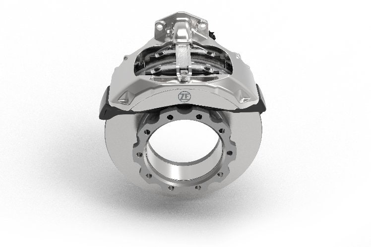 ZF apresenta freio a disco pneumático de nova geração com tecnologia de baixa emissão de partículas