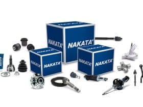 Nakata amplia portfólio para o mercado de reposição com 28 novos itens de transmissão, suspensão e direção