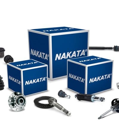 Nakata amplia portfólio para o mercado de reposição com 28 novos itens de transmissão, suspensão e direção