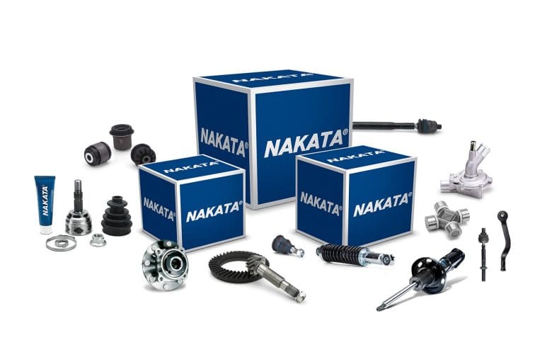 Nakata amplia portfólio para o mercado de reposição com 28 novos itens de transmissão, suspensão e direção