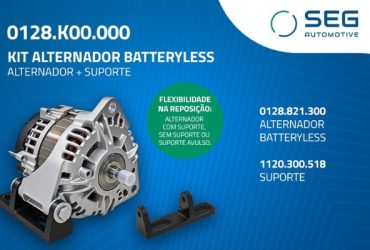 SEG Automotive amplia portfólio de reposição com novo kit de alternador batteryless