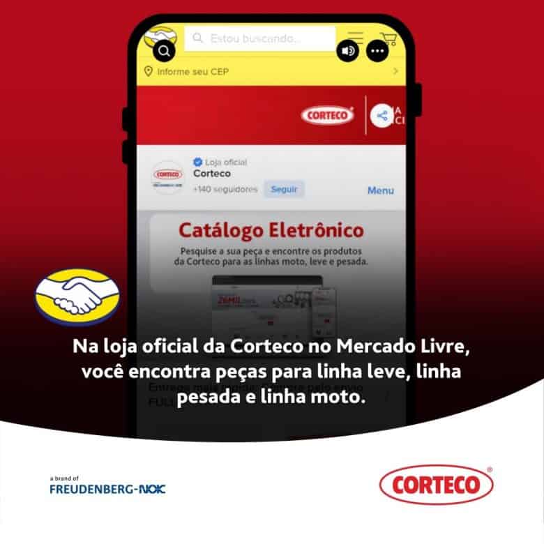 Loja Oficial da Corteco no Mercado Livre Adota Novo Layout Mais Prático para Melhorar a Experiência do Cliente