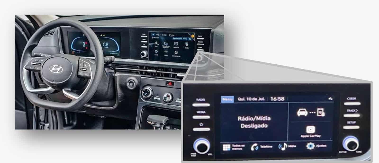 Hyundai Mobis apresenta central multimídia para o novo Hyundai CRETA Action