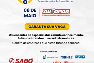 CONAREM promove Summit gratuito durante a AUTOPAR 2026 para atualização técnica e estratégica dos profissionais de retíficas de motores