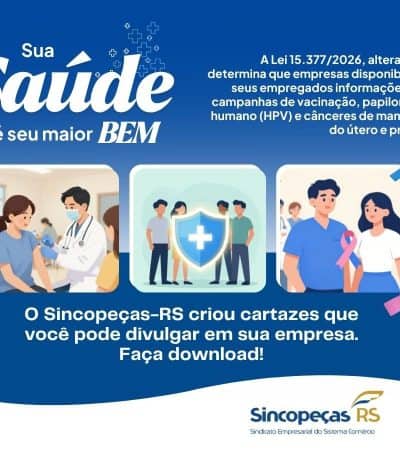 Sincopeças-RS cria a série Sua Saúde é seu maior bem a fim de incentivar engajamento