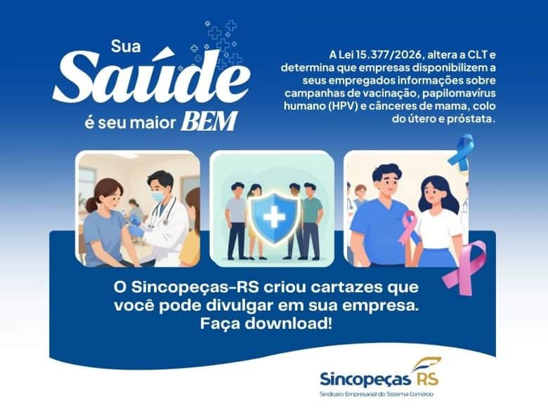 Sincopeças-RS cria a série Sua Saúde é seu maior bem a fim de incentivar engajamento