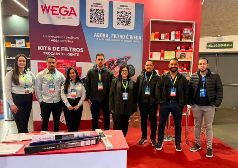 Wega Motors leva tecnologias em filtragem e nova linha de palhetas ao Oficina Brasil Conecta 2026
