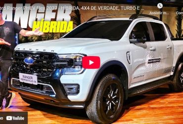 Ford Ranger PHEV Flex 2027 – HÍBRIDA, 4X4 DE VERDADE, TURBO E COM MAIS DE 350 cv! SAIBA TUDO AGORA!