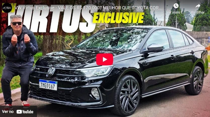 VW Virtus Exclusive – VALE OS R$ 170.000? MELHOR QUE TOYOTA COROLLA XEI E NISSAN SENTRA? SAIBA TUDO!