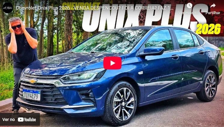 Chevrolet Onix Plus 2026 – VENDA DESPENCOU? FOI A CORREIA? FAZ 18 KM/L? O QUE MUDOU? EU CONTO TUDO!