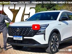 Novo Caoa-Changan CS75 2027 – PRIMEIRO TESTE! COMO ANDA? O QUANTO BEBE? E O ESPAÇO? E A SUSPENSÃO?
