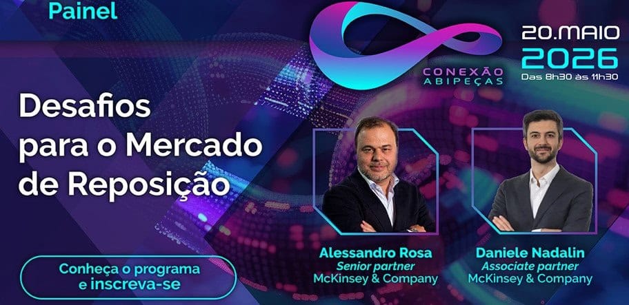 Conexão Abipeças debate desafios da reposição em era de eletrificação e digitalização