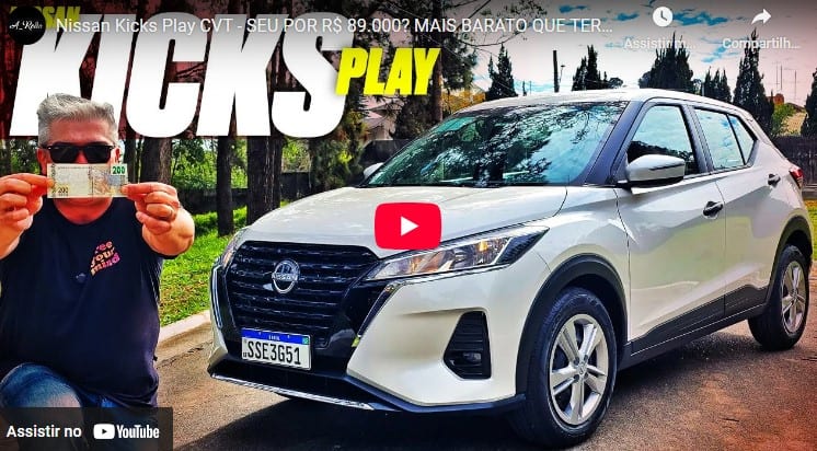 Nissan Kicks Play CVT por R$ 89.000: A Escolha Mais Econômica Frente a Tera e Pulse