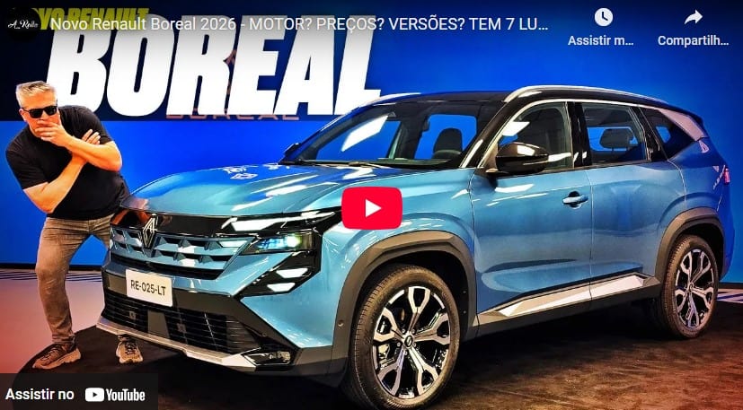 Novo Renault Boreal 2026: Guia Completo do SUV Nacional de 7 Lugares, Preços e Versões!