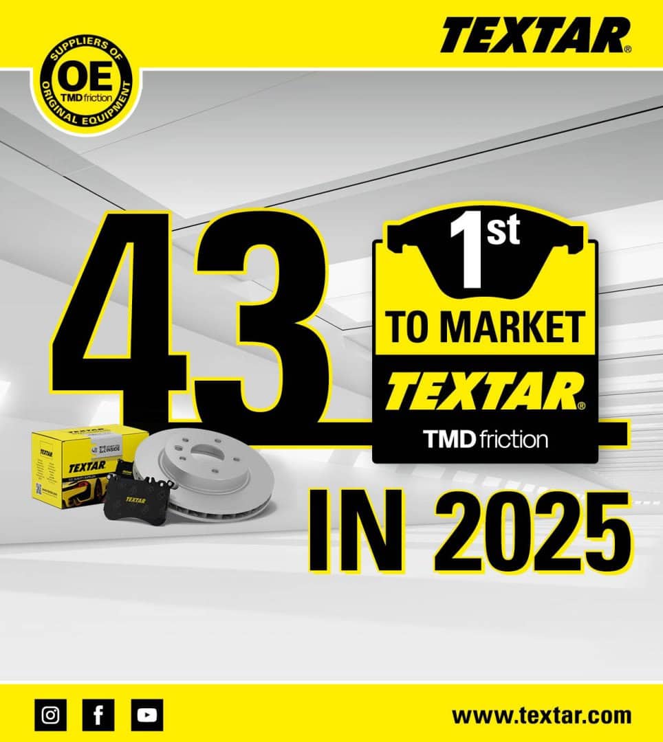 Textar encerra 2025 com 153 novos produtos, incluindo 43 lançamentos first‑to‑market
