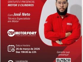 Motores 3 cilindros no foco: Takao e Motorfort realizam treinamento técnico gratuito para reparadores