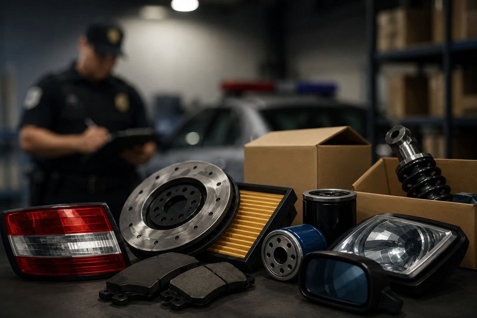Polícia de SP Apreende 34 Mil Peças de Automóveis Falsificadas em Grande Operação