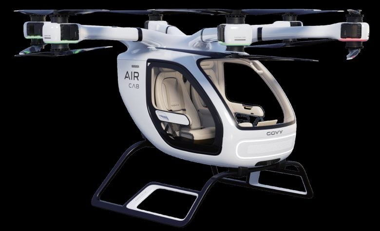 GAC lança GOVY AirCab, seu primeiro carro voador, no Salão do Automóvel