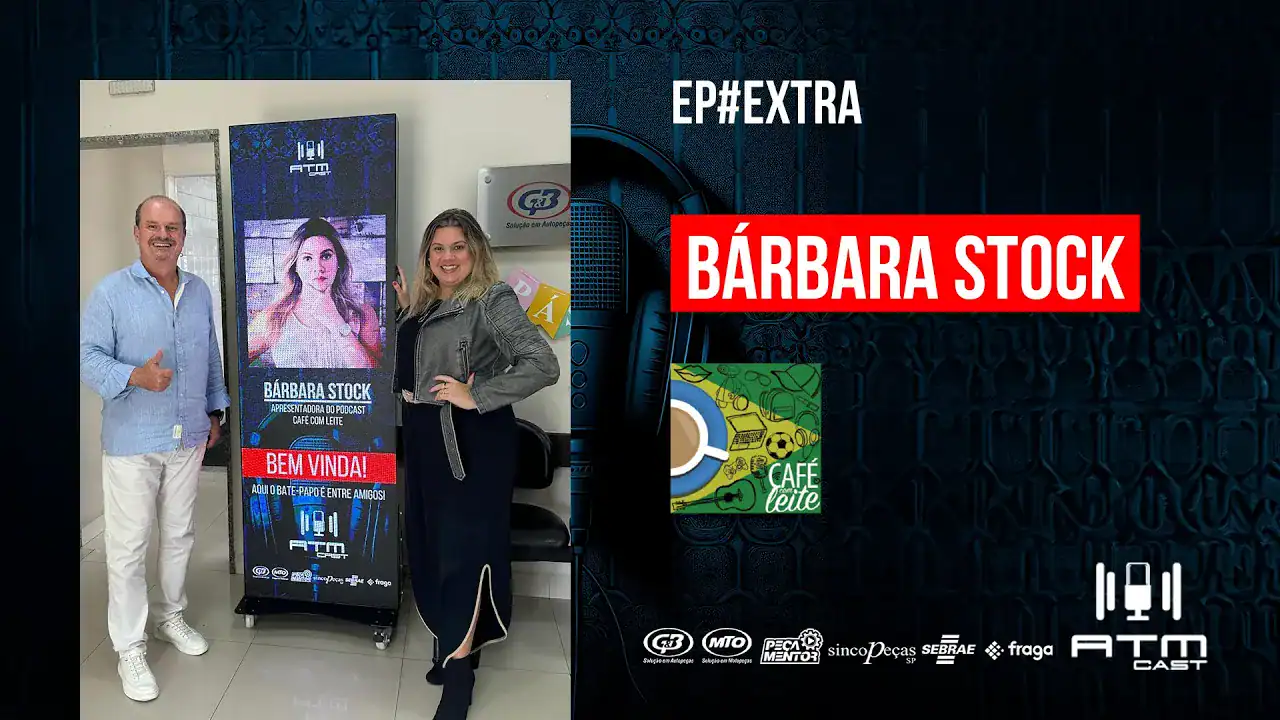 ATMCAST ep#EXTRA | Bárbara Stock 👨‍👩‍👦‍👦 🧠 | Podcast Café com Leite