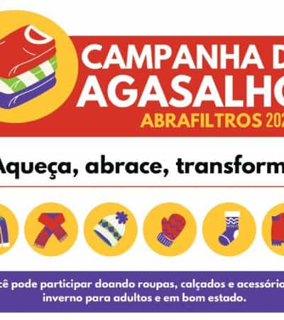 Abrafiltros lança Campanha do Agasalho 2026: solidariedade e aquecimento para o inverno