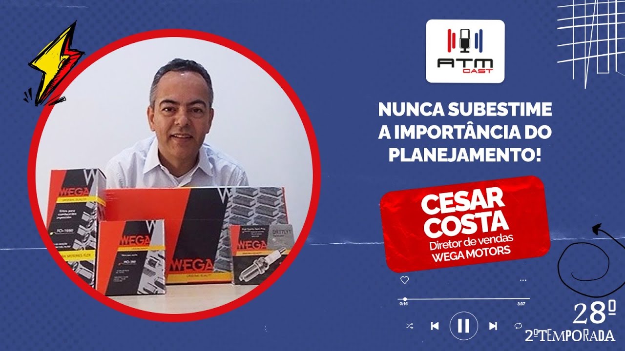 ATMCAST ep#28 temp. 2 | Cesar Costa 🚗Wega Motors💨