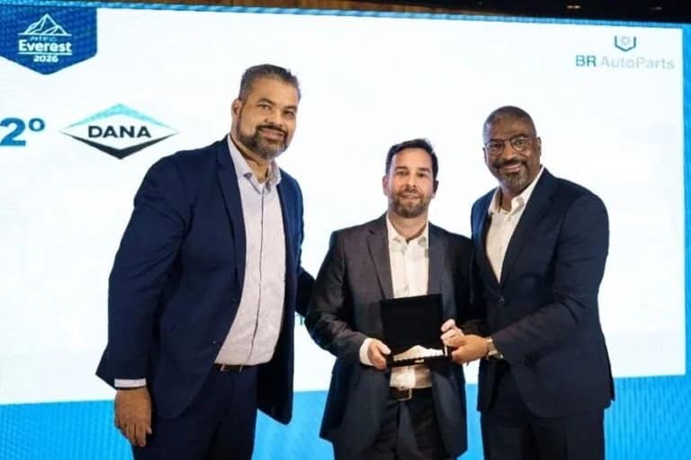 Dana conquista o pódio no Prêmio Everest 2026 da BR AutoParts e reforça liderança no setor automotivo