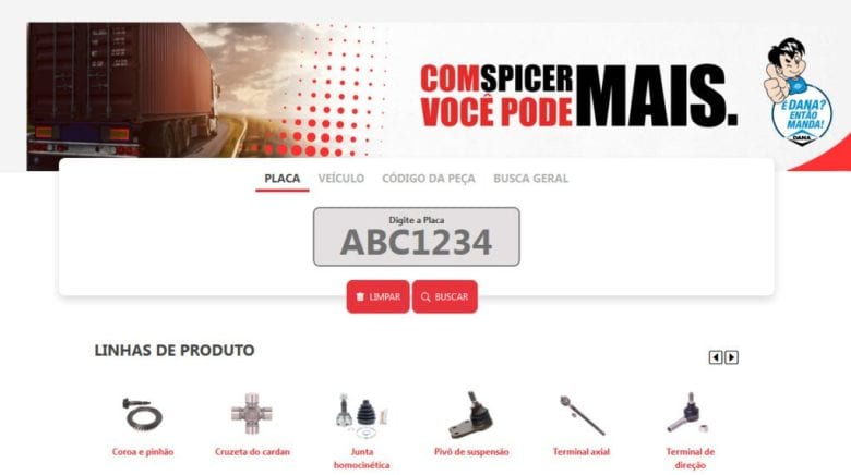 Dana facilita a busca por peças com Ache Fácil Dana, IA e catálogos digitais completos e intuitivos
