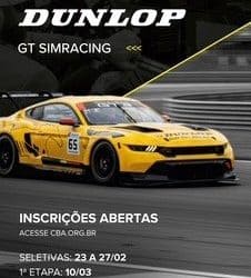 Nova parceria entre Dunlop e CBA amplia conexão entre automobilismo real e virtual