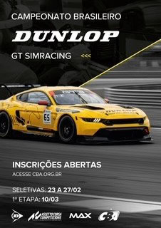 Nova parceria entre Dunlop e CBA amplia conexão entre automobilismo real e virtual