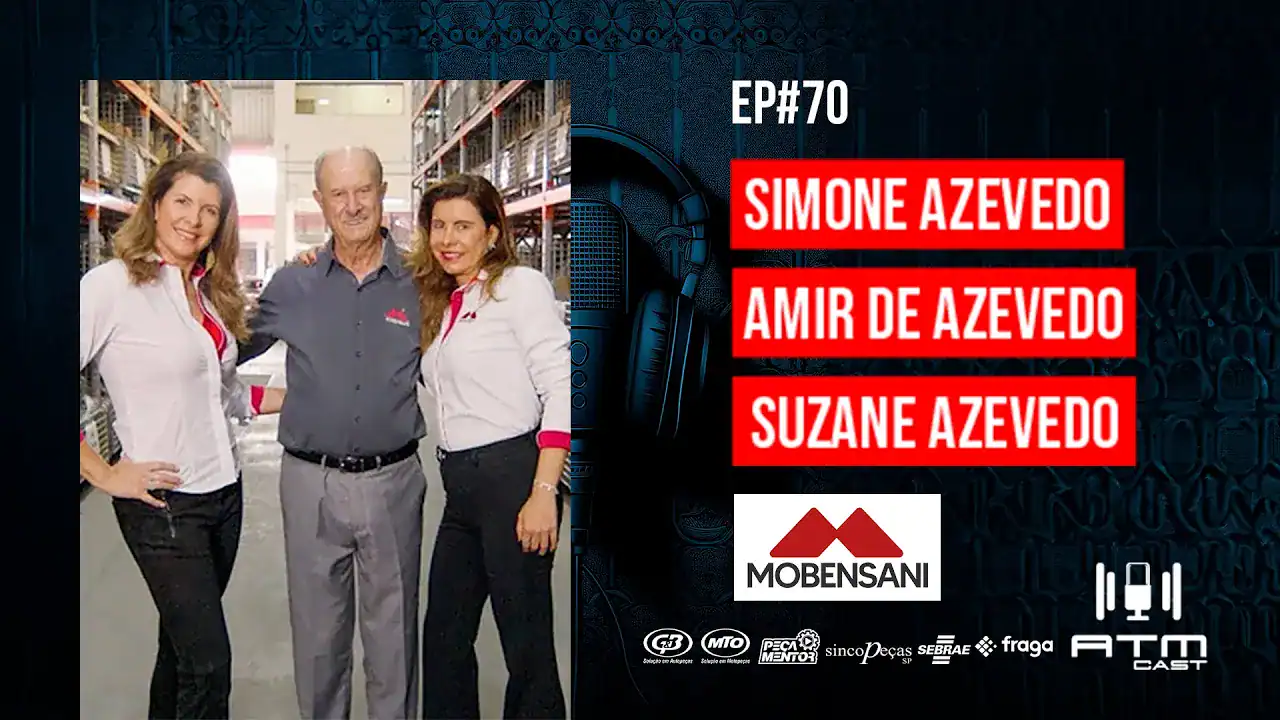 ATMCAST ep#70 | Amir de Azevedo, Simone Azevedo e Suzane Azevedo 🚘 | Família Mobensani