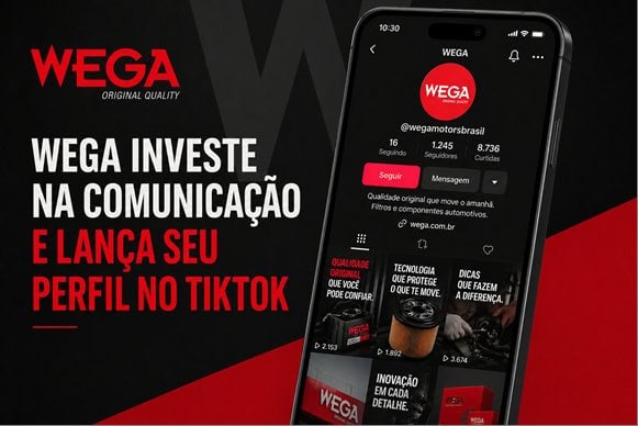 Wega Motors chega ao TikTok para desmistificar o universo automotivo de forma leve e divertida