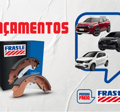Fras amplia sua linha de sapatas de freio para veículos Fiat e Citroën.
