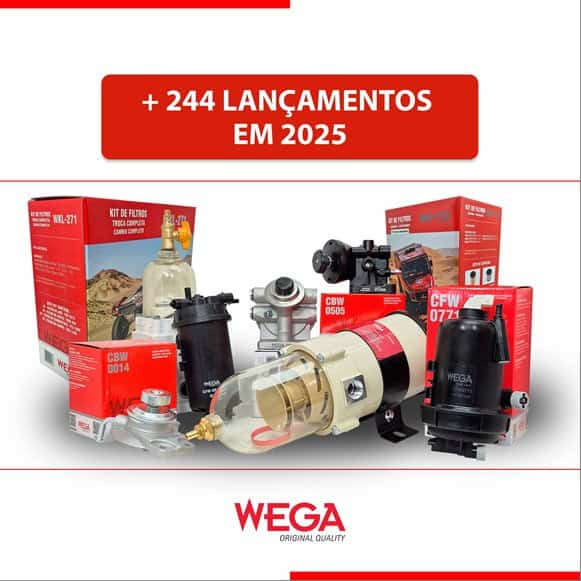 244 lançamentos: Wega Motors consolida liderança em inovação para o aftermarket automotivo