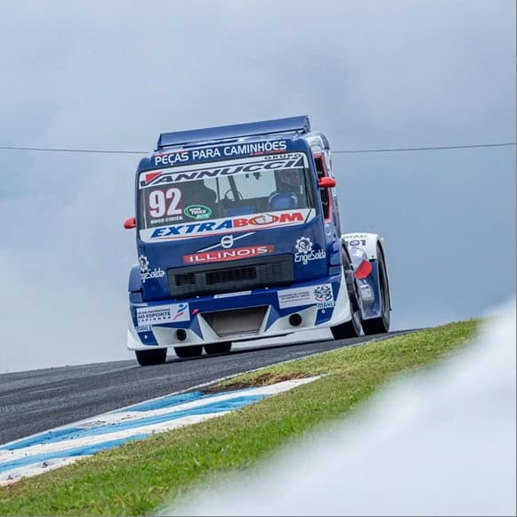 Illinois acelera rumo à final da Copa Truck como patrocinadora do caminhão 92 de Hugo Cibien
