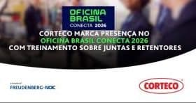 Corteco marca presença no Oficina Brasil Conecta 2026 com treinamento sobre juntas e retentores