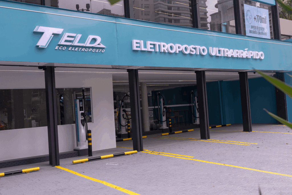 Teld inaugura quatro novos eletropostos em São Paulo
