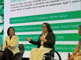 Carolina Ignarra, da Talento Incluir, fala sobre inclusão de pessoas com deficiência além das cotas no 9º Fórum Diversidade no Setor Automotivo