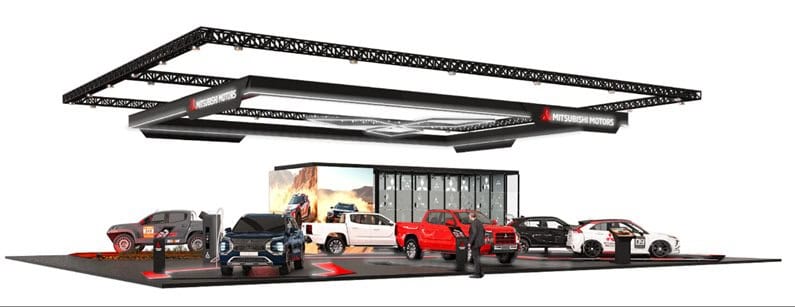 Mitsubishi Motors destaca carros de corrida e pilotos no Salão do Automóvel de São Paulo