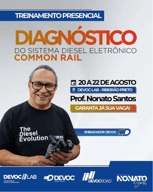 Treinamento Devoc em Ribeirão Preto Foca no Sistema Diesel Eletrônico Common Rail